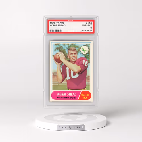 1968 Topps #110 Norm Snead (PSA 8 NM-MT)