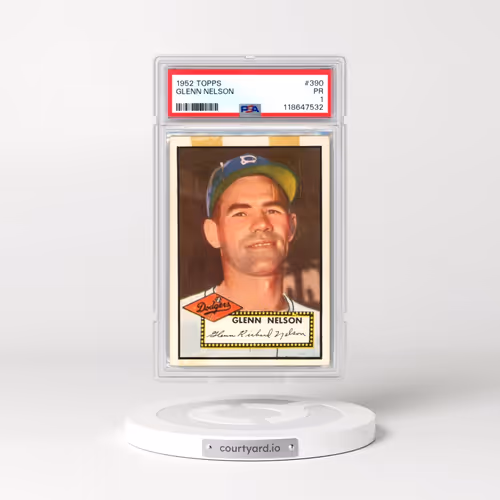 1952 Topps #390 Glenn Nelson (PSA 1 PR)