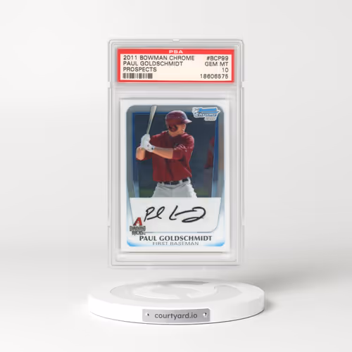 2011 Bowman Chrome Prospects #BCP99 Paul Goldschmidt (PSA 10 GEM MINT)
