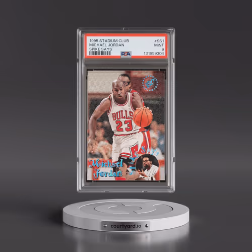 1995 Stadium Club Spike Says #SS1 Michael Jordan (PSA 9 MINT)