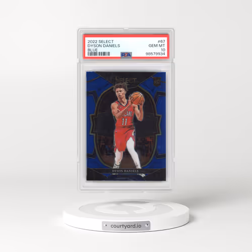 2022 Panini Select #67 Dyson Daniels - Blue (PSA 10 GEM MINT)