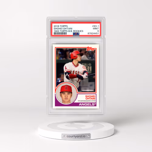 2018 Topps 1983 Topps Baseball Rookies #83-1 Shohei Ohtani (PSA 9 MINT)