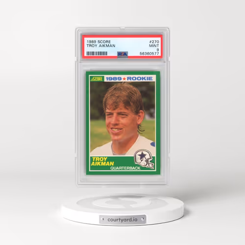 1989 Score #270 Troy Aikman (PSA 9 MINT)