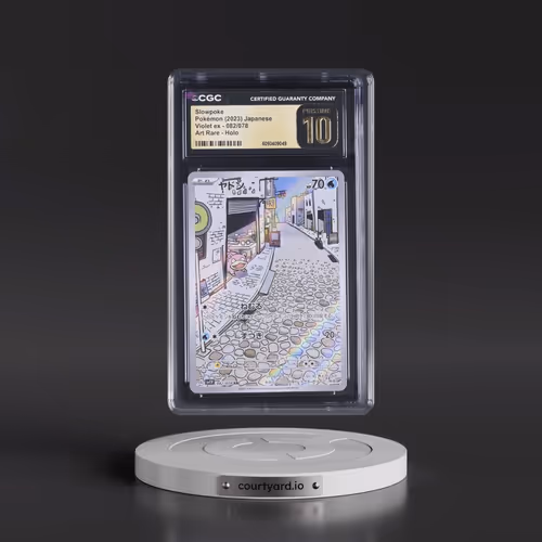 2023 Violet ex #082/078 Slowpoke - Art Rare Holo (CGC 10 PRISTINE)