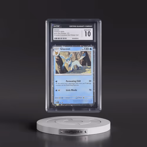 2025 Pokémon Svp EN-SV Black Star Promo #171 Glaceon - Prismatic Evolutions Tech Sticker Collection