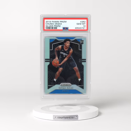 2019 Panini Prizm #262 Chuma Okeke - Silver Prizm (PSA 10 GEM MINT)
