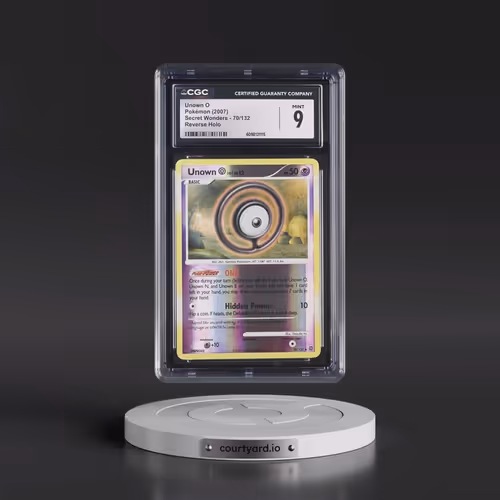2007 Secret Wonders #70/132 Unown O - Reverse Holo (CGC 9 MINT)