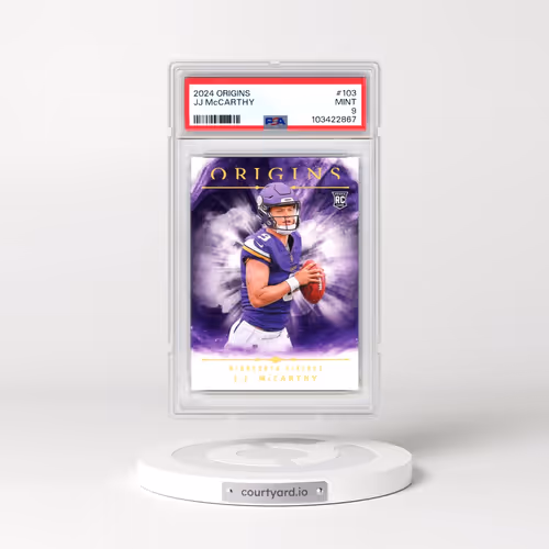 2024 Panini Origins #103 JJ McCarthy (PSA 9 MINT)