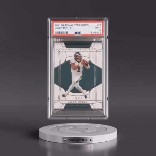 2021 Panini National Treasures #71 Jalen Hurts (PSA 9 MINT)