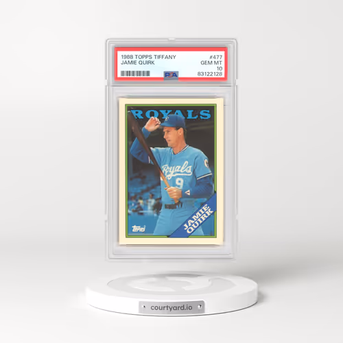 1988 Topps Tiffany #477 Jamie Quirk (PSA 10 GEM MINT)