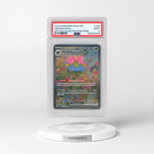2023 Pokémon Mew EN-151 #198 Venusaur EX - Holo Special Illustration Rare (PSA 9 MINT)