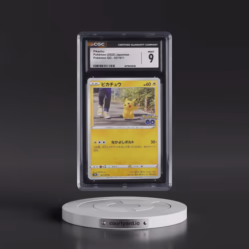 2022 Pokémon GO #027/071 Pikachu (CGC 9 MINT)