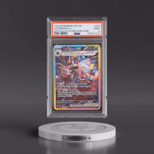 2024 Pokémon Ssp EN-Surging Sparks #240 Hydreigon EX - Holo Special Illustration Rare (PSA 9 MINT)