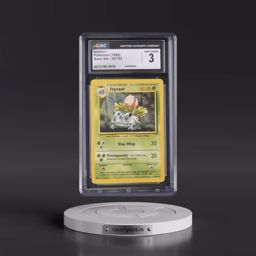 1999 Base Set #30/102 Ivysaur (CGC 3 VG)