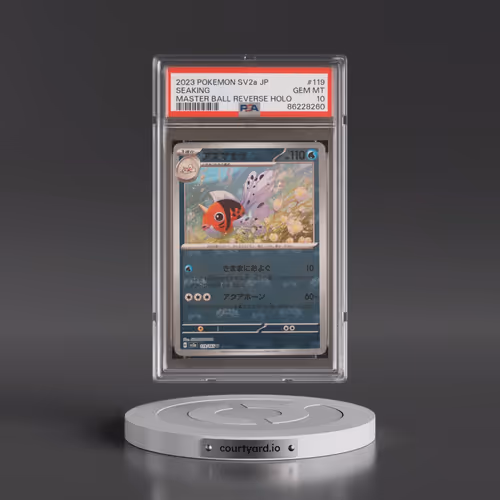 2023 Pokémon Sv2a-Pokemon 151 #119 Seaking - Reverse Holo Master Ball (PSA 10 GEM MINT)