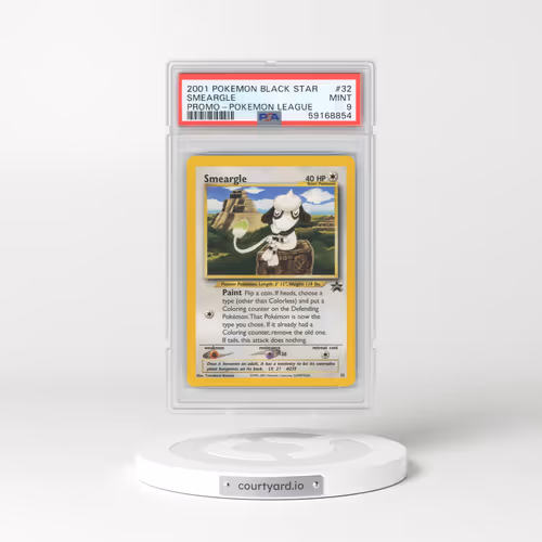 1999 Black Star Promos #32 Smeargle - Pokémon League (PSA 9 MINT)