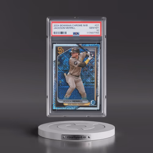 2024 Bowman Chrome Mega Box #27 Jackson Merrill (PSA 10 GEM MINT)
