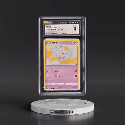 2022 Silver Tempest #083/195 Swirlix (CGC 9 MINT)