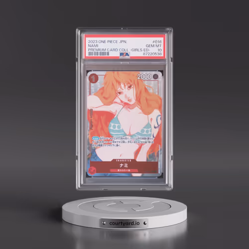 2023 One Piece Japanese Premium Card Collection -Girls Edition #016 Nami (PSA 10 GEM MINT)