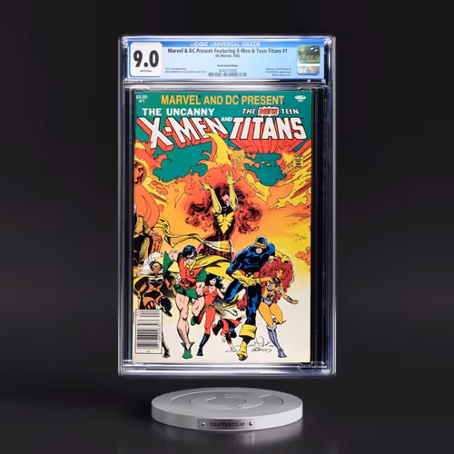 Marvel & DC Present Featuring X-Men & Teen Titans #1 CGC 9.0 White Pages (DC-Marvel, 1982) - Newssta