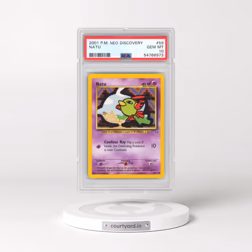 2001 Pokémon Neo Discovery #59 Natu (PSA 10 GEM MINT)