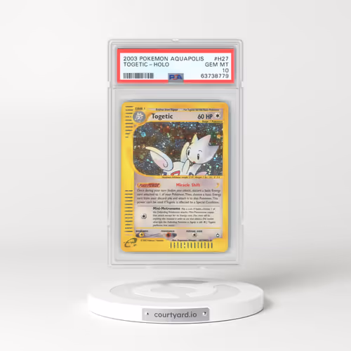 2003 Pokémon Aquapolis #H27 Togetic - Holo (PSA 10 GEM MINT)