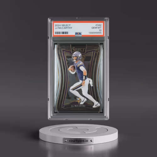 2024 Panini Select #342 JJ McCarthy (PSA 10 GEM MINT)