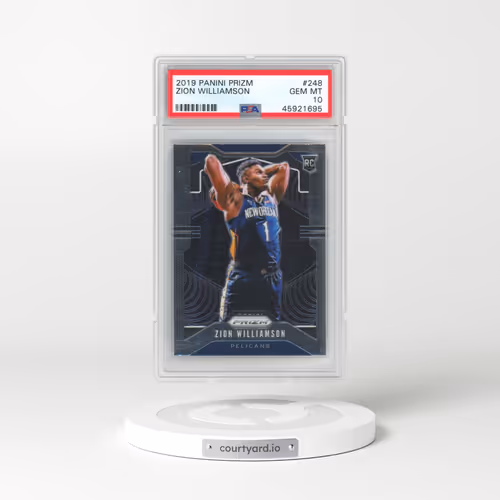 2019 Panini Prizm #248 Zion Williamson (PSA 10 GEM MINT)