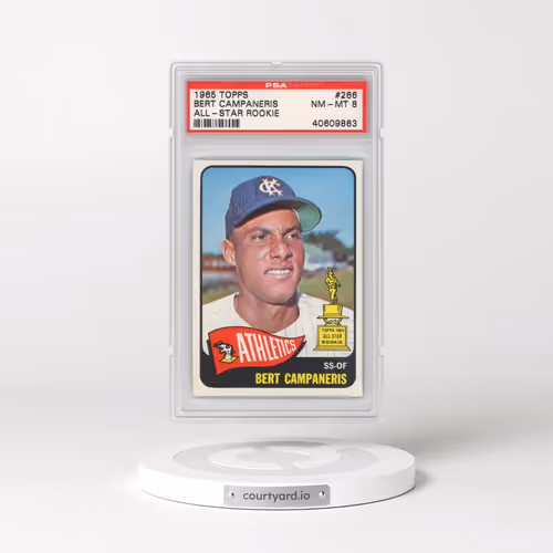 1965 Topps #266 Bert Campaneris - All-Star Rookie (PSA 8 NM-MT)