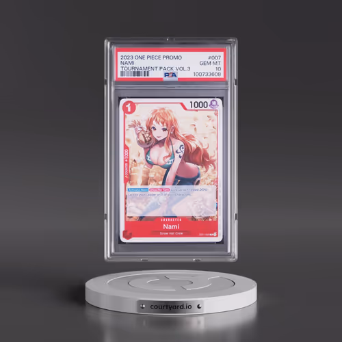 2023 One Piece Promos #007 Nami - Tournament Pack Vol.3 (PSA 10 GEM MINT)