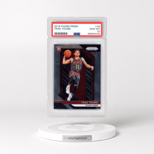 2018 Panini Prizm #78 Trae Young (PSA 10 GEM MINT)