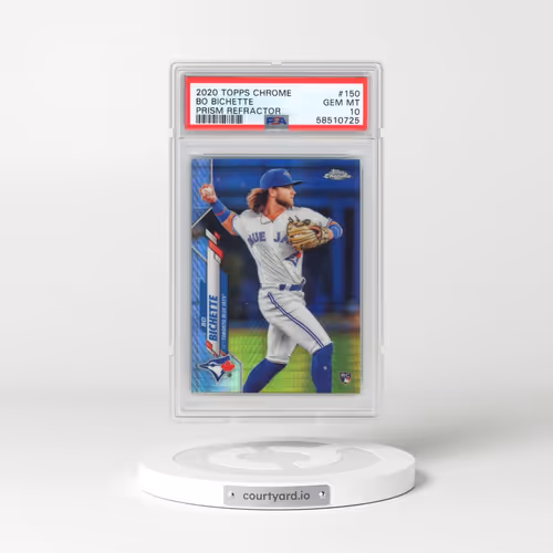 2020 Topps Chrome #150 Bo Bichette - Prism Refractor (PSA 10 GEM MINT)