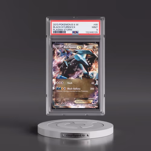 2013 Pokémon Black & White Plasma Storm #95 Black Kyurem EX - Holo (PSA 9 MINT)