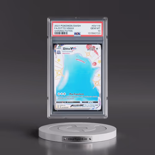 2021 Pokémon Sword & Shield Shining Fates #SV119 Ditto Vmax - Full Art (PSA 10 GEM MINT)