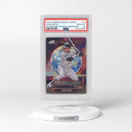 2024 Topps Chrome Cosmic Planetary Pursuit #10 Juan Soto - Mercury (PSA 10 GEM MINT)