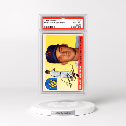 1955 Topps #124 Harmon Killebrew (PSA 8 NM-MT)