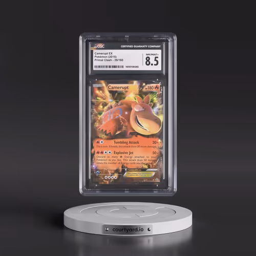 2015 Primal Clash #29/160 Camerupt EX - Holo (CGC 8.5 NM-MT+)