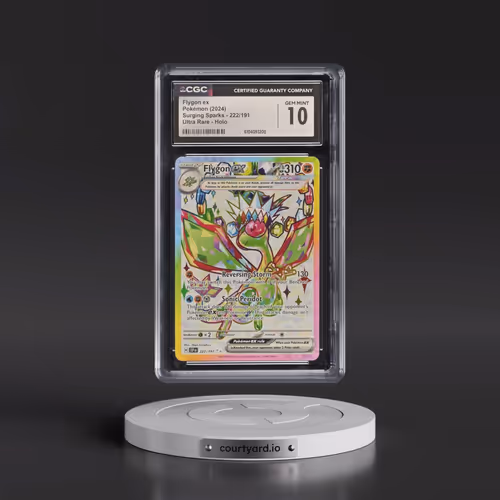 2024 Surging Sparks - SSP EN #222/191 Flygon ex - Ultra Rare Holo (CGC 10 GEM MINT)