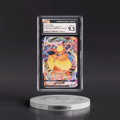 2021 Pokémon Sword & Shield Eevee Heroes Vmax Special Set #001 Flareon Vmax - Full Art (CGC 9.5 MINT