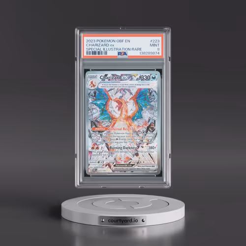 2023 Pokémon Obf EN-Obsidian Flames #223 Charizard EX - Holo Special Illustration Rare (PSA 9 MINT)