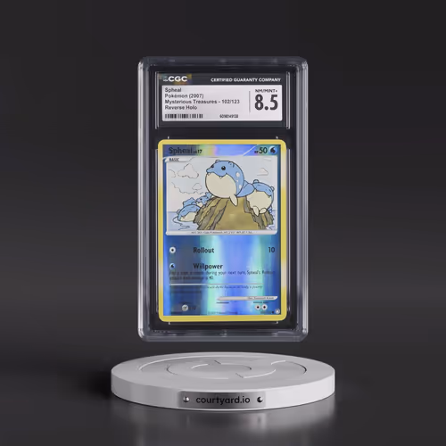 2007 Mysterious Treasures #102/123 Spheal - Reverse Holo (CGC 8.5 NM-MT+)