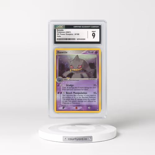 2007 EX Power Keepers #4 Banette - Holo (CGC 9 MINT)
