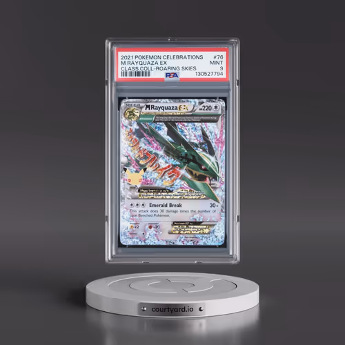 2021 Pokémon Celebrations Classic Collection #76 M Rayquaza EX - Holo (PSA 9 MINT)