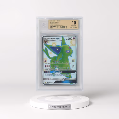 2019 Hidden Fates #SV60 Espeon GX - Shiny Vault Holo (BGS 10 PRISTINE)