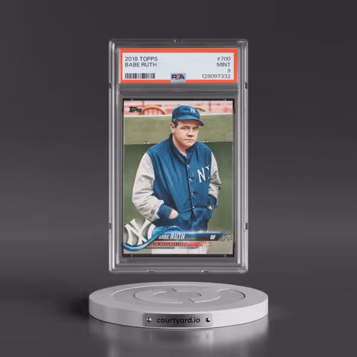 2018 Topps #700 Babe Ruth (PSA 9 MINT)