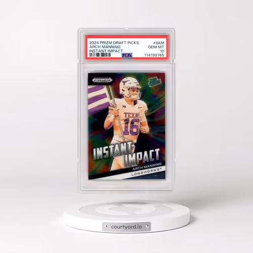 2024 Panini Prizm Draft Picks Instant Impact #IIAM Arch Manning (PSA 10 GEM MINT)