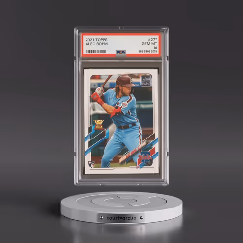 2021 Topps #277 Alec Bohm (PSA 10 GEM MINT)