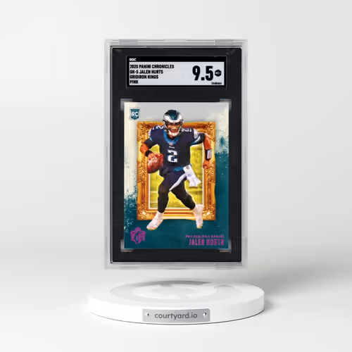 2020 Panini Chronicles #GK-5 Jalen Hurts - Gridiron Kings Pink (SGC 9.5 MINT+)