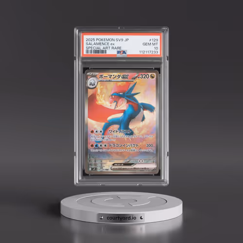 2025 Pokémon SV9-Battle Partners #129 Salamence EX - Holo Special Art Rare (PSA 10 GEM MINT)