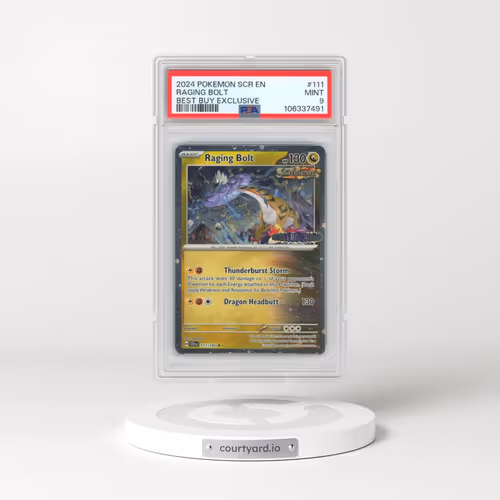 2024 Pokémon Scr EN-Stellar Crown #111 Raging Bolt - Best Buy Exclusive (PSA 9 MINT)